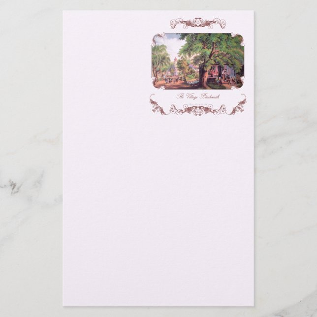 Papelería Village Blacksmith Stationery (Anverso)