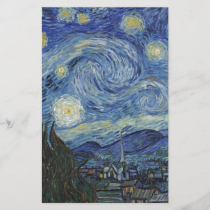 Papelería Vincent van Gogh  Noche estrellada, junio de 1889