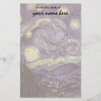 Papelería Vincent van Gogh - Noche Starry