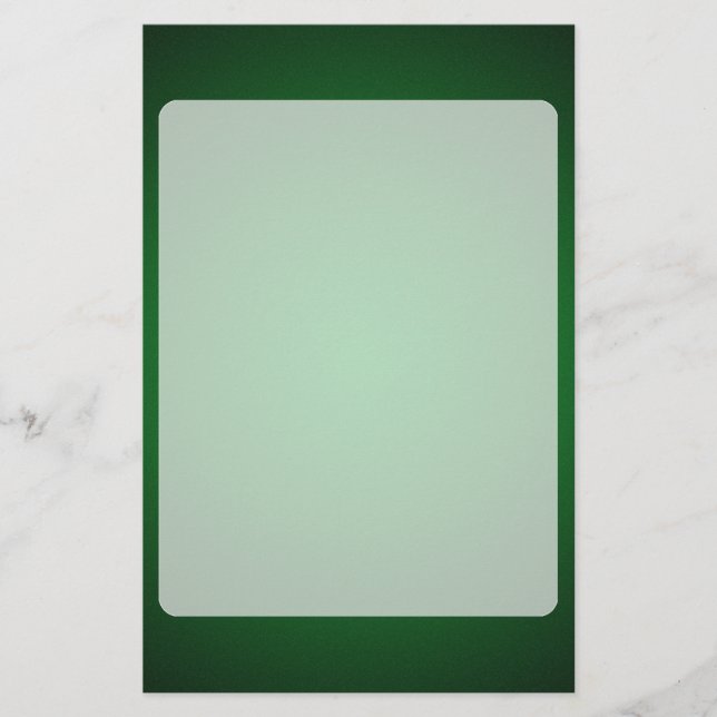 Papelería Viñeta granulada verde-negro (Anverso)