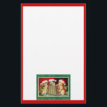 Papelería Vintage Christmas Cats<br><div class="desc">personalizable completo haga clic en "personalizar" para ver sus opciones de añadir,  borrar,  cambiar posición,  tamaño,  color y estilo,  de texto e imágenes.</div>