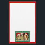 Papelería Vintage Christmas Cats<br><div class="desc">personalizable completo haga clic en "personalizar" para ver sus opciones de añadir,  borrar,  cambiar posición,  tamaño,  color y estilo,  de texto e imágenes.</div>