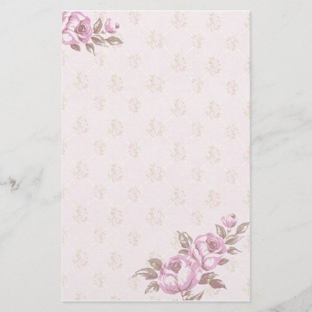 Papelería Vintage Floral (Anverso)