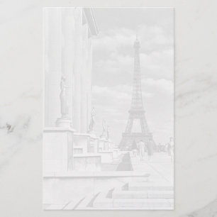 Papelería Vintage France Paris Torre Eiffel Palacio Chaillot