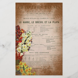 Papelería Vintage French Journal Scrapbooking Página