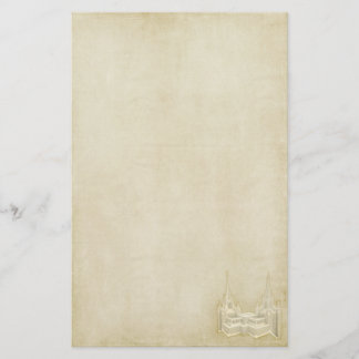 Papelería Vintage LDS en la crema