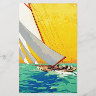Papelería Vintage Sail Bots French Travel