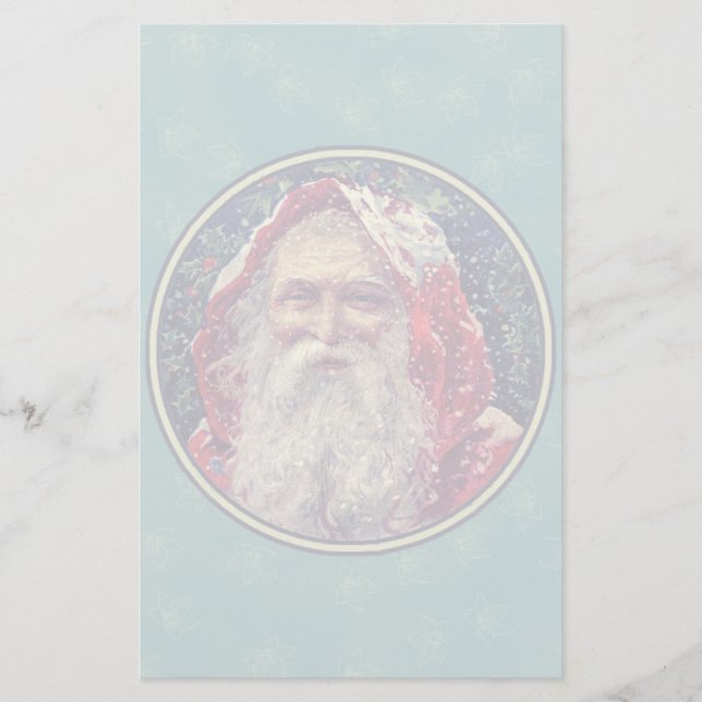 Papelería Vintage Santa Claus Stationery (Anverso)