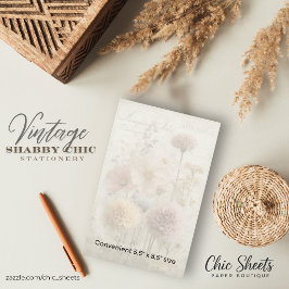 Papelería Vintage Shabby Chic Inspirada en Europa