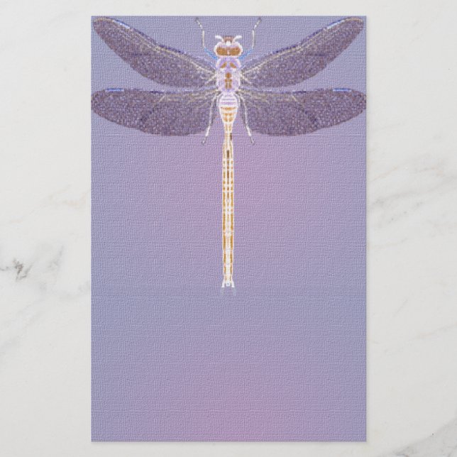 Papelería Violet Dragonfly (Anverso)