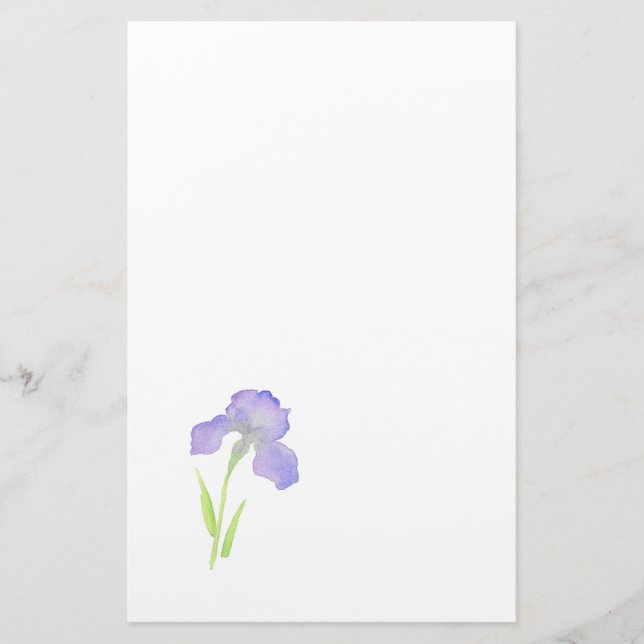 Papelería Violet Iris (Anverso)