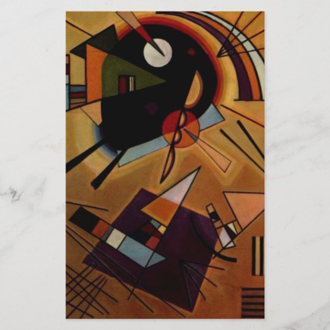 Papelería Violeta negra de Kandinsky (Anverso)