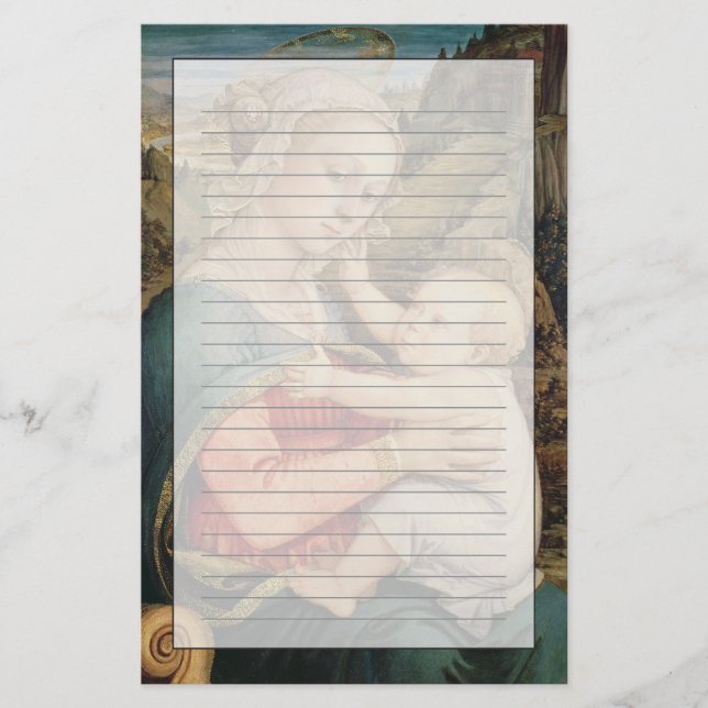 Papelería Virgen y niño, c.1465 (Anverso)