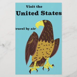 Papelería Visita el cartel de viaje de Estados Unidos
