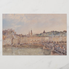 Papelería Vista de Salzburgo (por Rudolf von Alt)