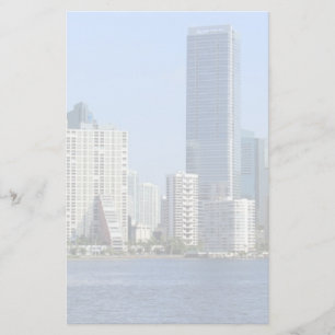 Papelería Vista del horizonte de Miami