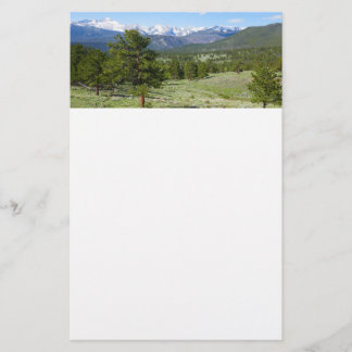 Papelería Vista panorámica de Rocky Mountain