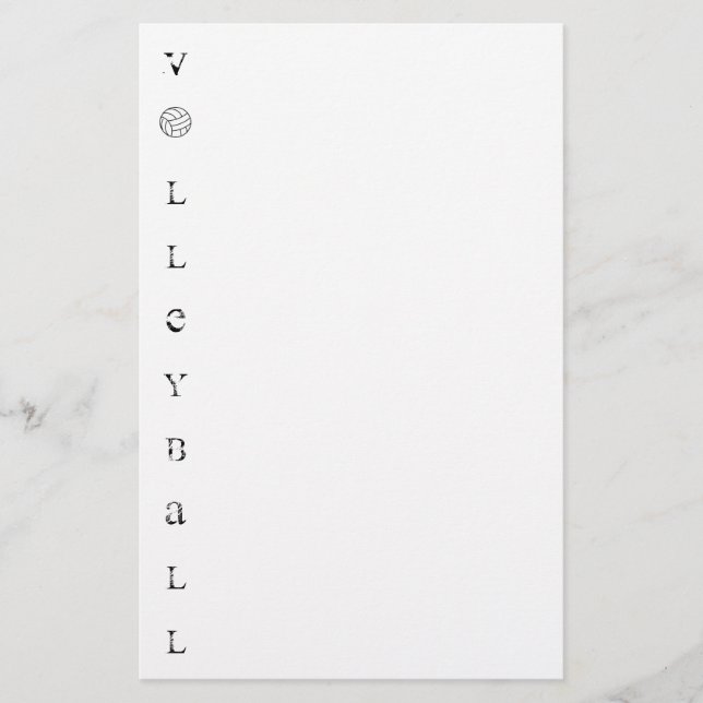 Papelería Voleibol (Anverso)