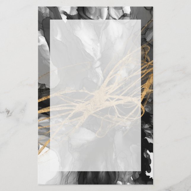 Papelería Vórtice dorada I (Anverso)