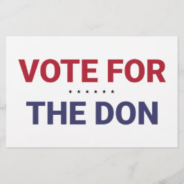 Papelería Votar por el Don (Elecciones en Estados Unidos 202