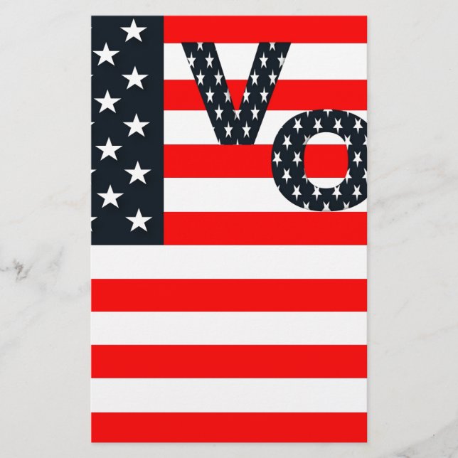 Papelería Voto De Eeuu (Anverso)
