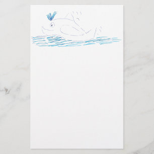 Papelería Wally Whale Stationery