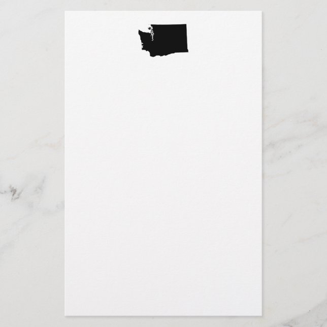 Papelería Washington en blanco y negro (Anverso)
