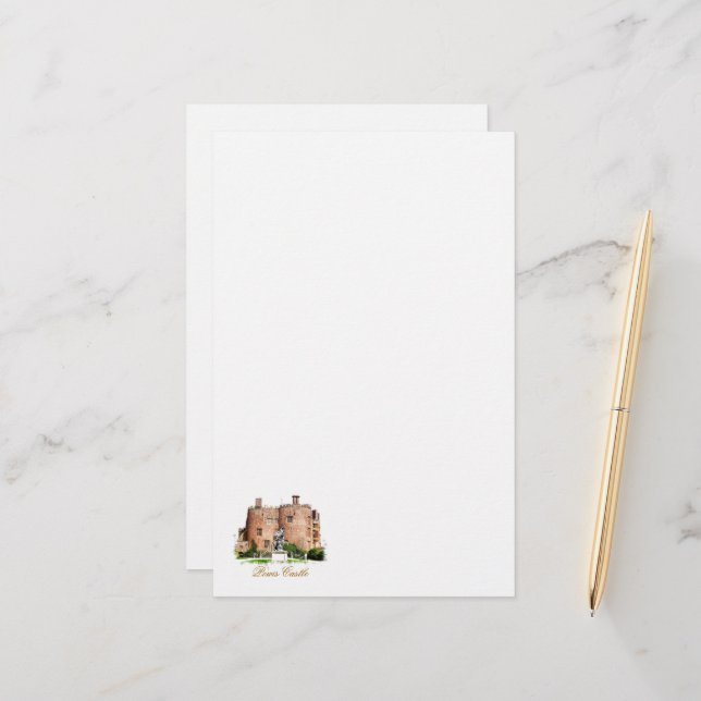 PAPELERÍA WELSH CASTLES (Anverso/Reverso In Situ)