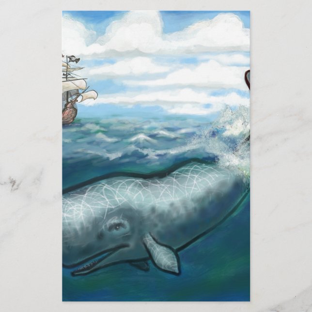 Papelería Whale Ho (Anverso)