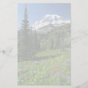 Papelería Wildflowers en el Monte Rainier
