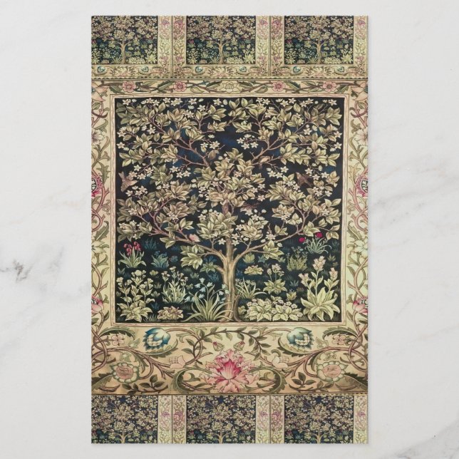 Papelería Willam Morris hermosos diseños y creaciones,Vint (Anverso)