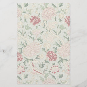 Papelería William Morris Cray Floral Pre Raphaelite Vintage
