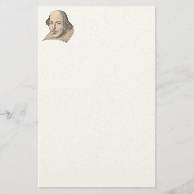 Papelería William Shakespeare Stationery (Anverso)