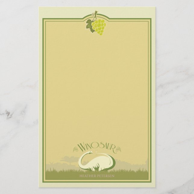Papelería Winosoaur Stationery (Anverso)