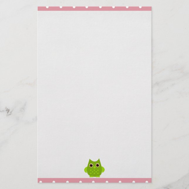 Papelería Wise Owl (Anverso)