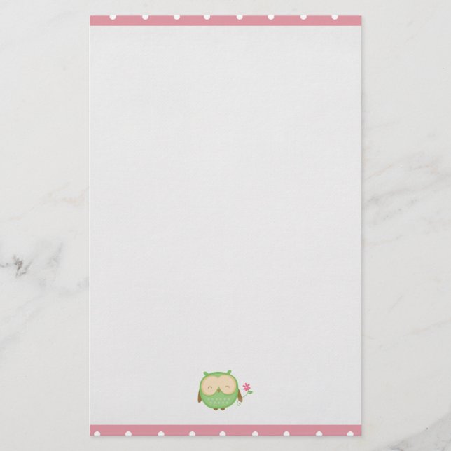 Papelería Wise Owl (Anverso)