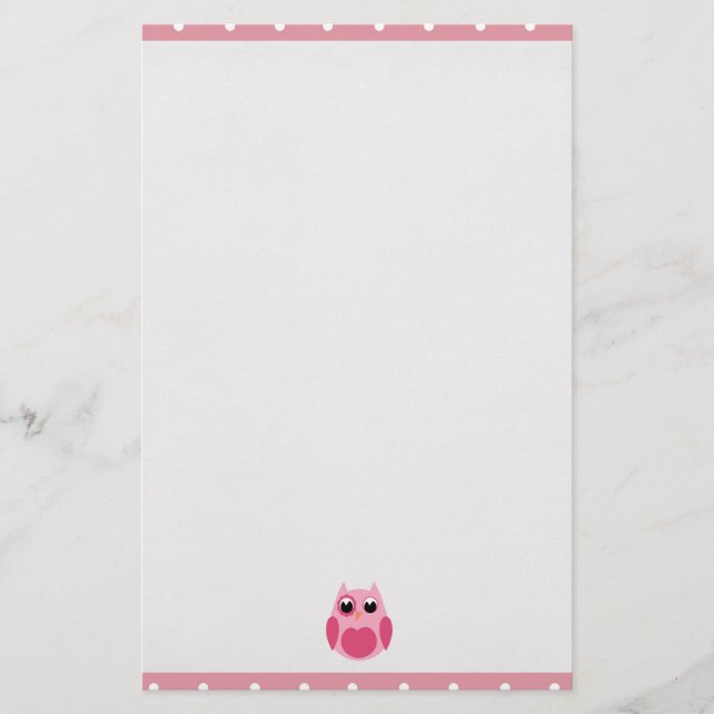 Papelería Wise Owl (Anverso)