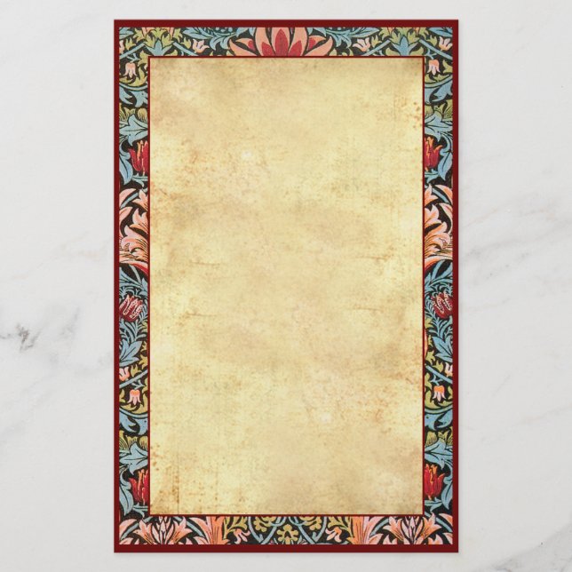 Papelería Wm Morris Snakeshead1876 Stationery (Anverso)