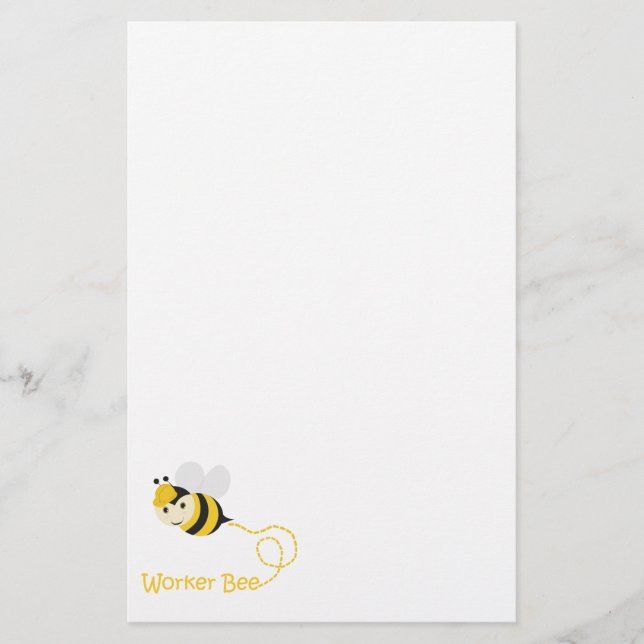Papelería Worker Bee (Anverso)