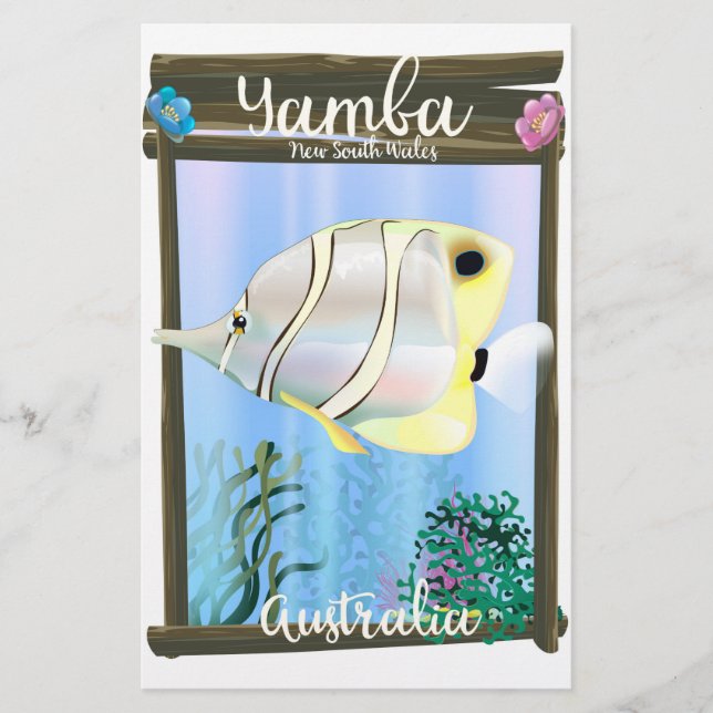 Papelería Yamba, Nueva Gales del Sur, Australia (Anverso)