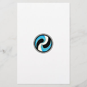 Papelería Yin Yang Waves