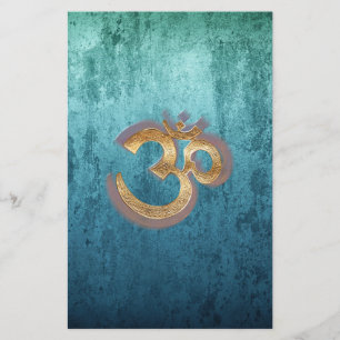 Papelería Yoga de cobre amarillo azul Spiritualität de Asia