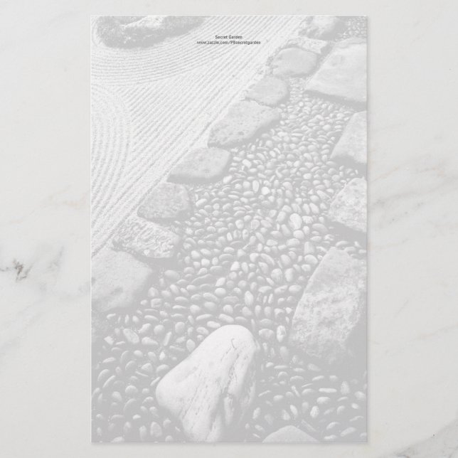 Papelería Zen y efectos de escritorio personalizados (Anverso)