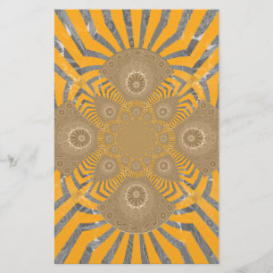Papelería Zephyr dorado: Elegancia en amarillo dorado y crom