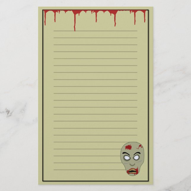 Papelería Zombi (Anverso)