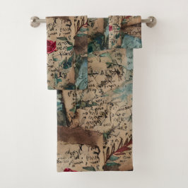 Papeles antiguos rústicos y artísticos Patrón de r