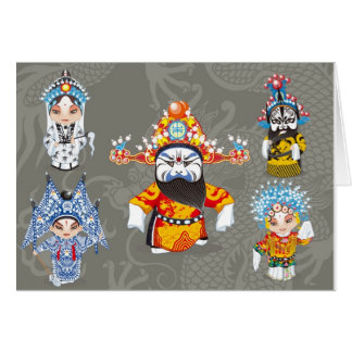 Papeles de la ópera de Pekín