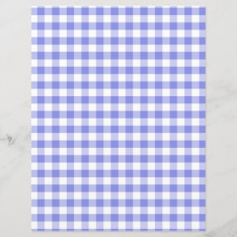 Papeles del libro de calificaciones de Gingham azu