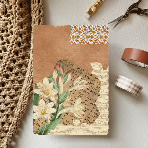 papeles vintage del libro de moda