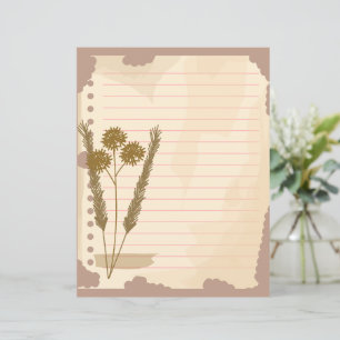 papeles vintage del libro de moda